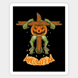 Halloween Pumpkin Monster Magnet